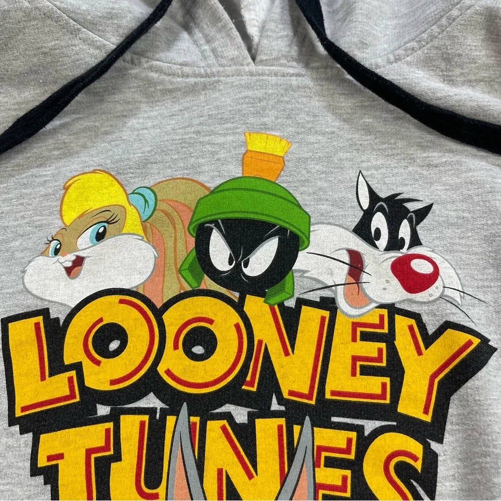 Looney Tunes Hoodie Sweatshirt Sylvester Bugs Bunny Youth Size: XL  (15-17)